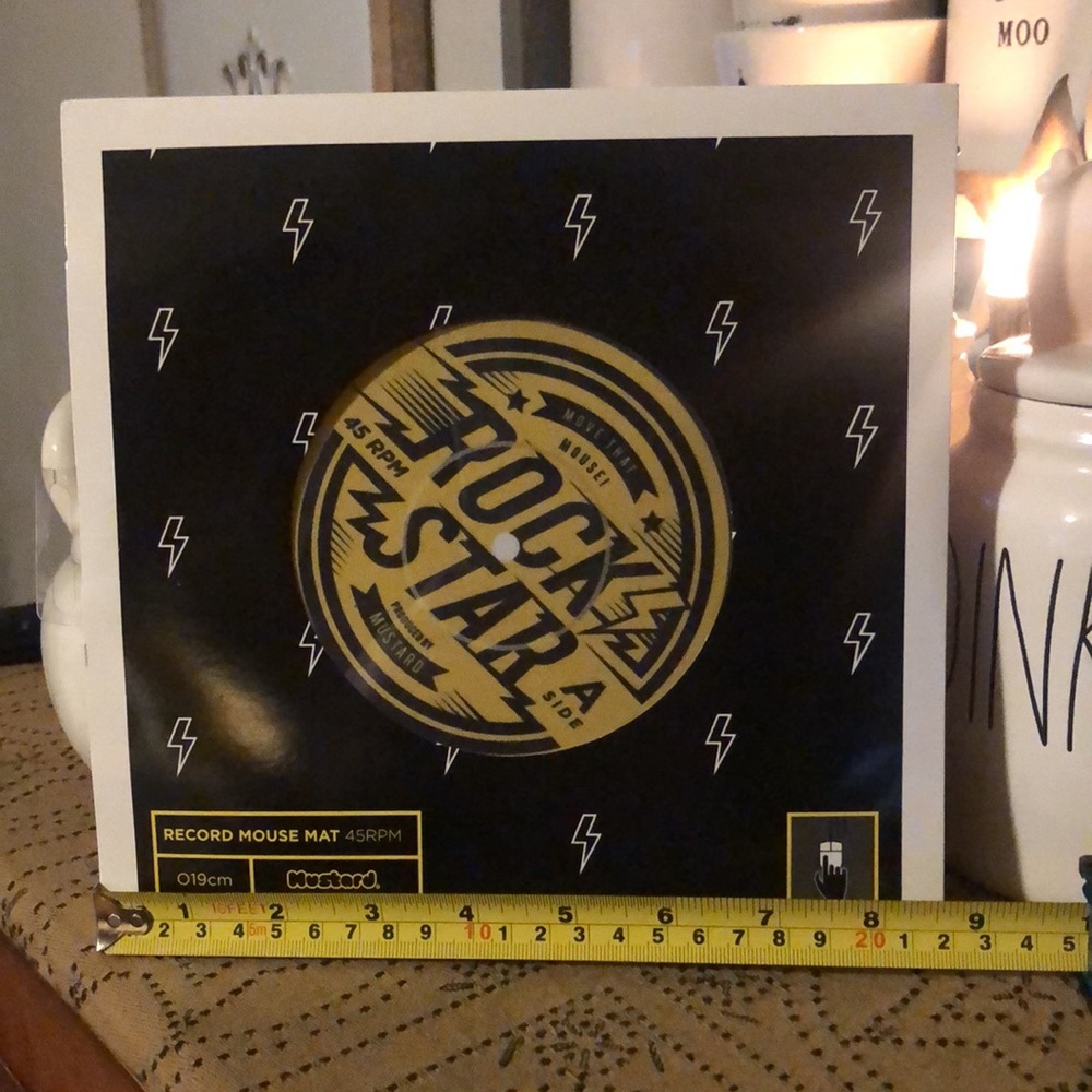 Record Mouse Pad 45RPM ROCK STAR - Picture 6 of 6